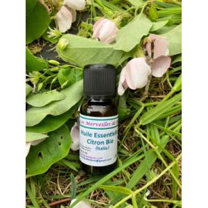 Huile essentielle citron bio