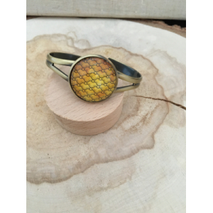 Bracelet bronze doré