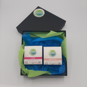 Coffret 'fleur' : 2 savons de 100g