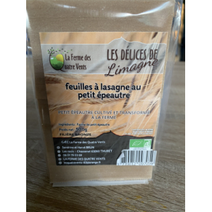 Feuilles à lasagne au petit épeautre