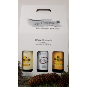 Coffret blonde, ambré, brune 75cl