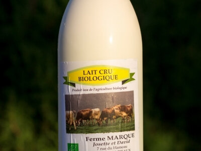 Lait cru biologique