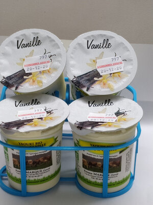 Yaourt biologique vanille