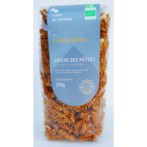 Pâtes bio chiche des pâtes