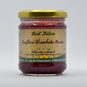 Confiture framboise sureau