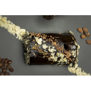 Bûche de noël gourmande bio(6 parts)