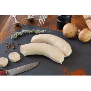 Boudin blanc bio 240gr (2 pièces)