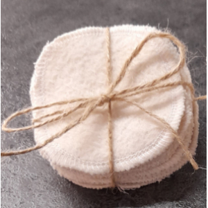 Lingettes démaquillantes rondes