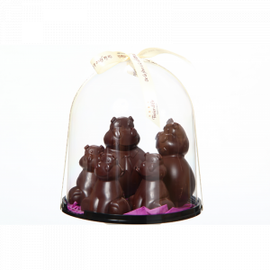 Famille hippopotame choco lait