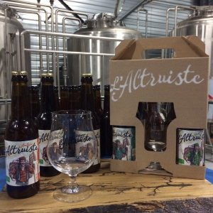 Coffret l'altruiste 4x33cl + verre