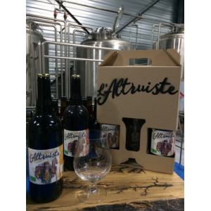 Coffret l'altruiste 2x75cl + verre