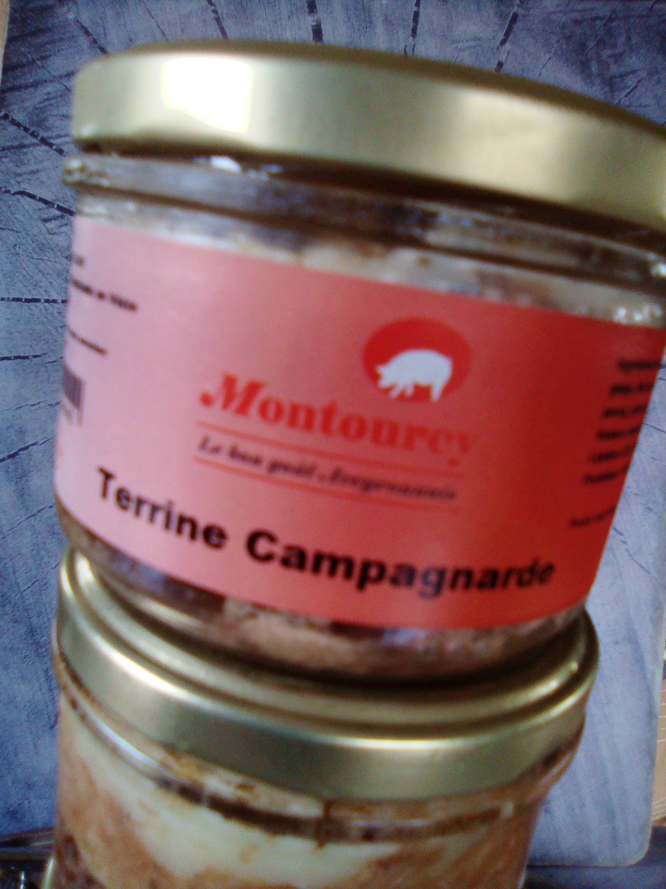 Terrine campagnarde 180 g Montourcy Locavor.fr