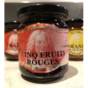 Confiture de 5 fruits rouges