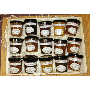 Coffret de 15 mini-confitures