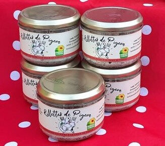 Rillettes de pigeons bocal