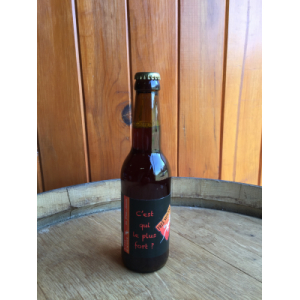 Bière  d'hiver 75cl : la free-leuse