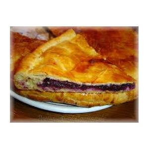 Galette frangipane myrtilles