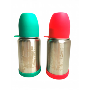 Gourde inox bébé bec anti-goutte