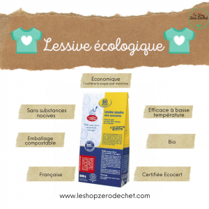 Lessive en poudre ultra concentrée
