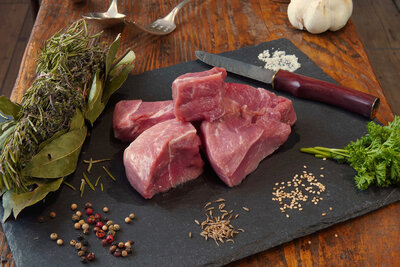 Sauté de porc bio 500gr