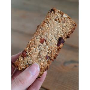 Barre de céréales au gingembre