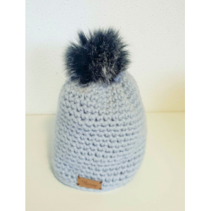 Bonnet adulte gris clair