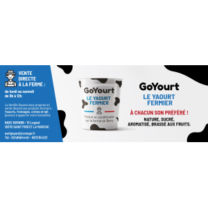 Yaourts brassés aux fruits - cerise