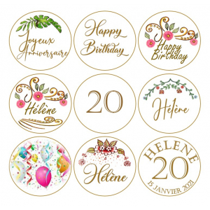 Pack anniversaire x5