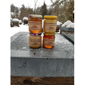 Offre découverte: 4 pots de 250g de nos miels