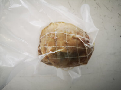 Rôti de poulet cuit basse température