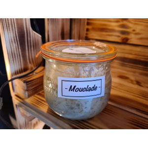 Mouclade et fondue de poireaux