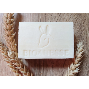 Savon nature au lait d'ânesse bio (100g)