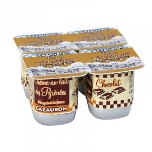 4 crèmes au chocolat de 125g