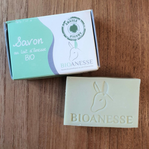 Savon argile au lait d'ânesse bio (100g)