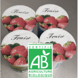 Yaourt fraise x4-