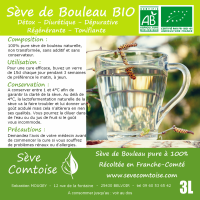 Sève de bouleau bio