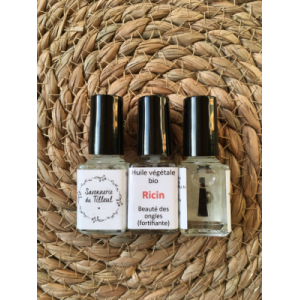 Huile de ricin bio ongles et cuticules