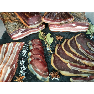 100 gr de jambon cru fume de sanglier