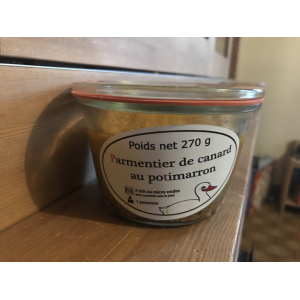 Parmentier de canard au potimarron