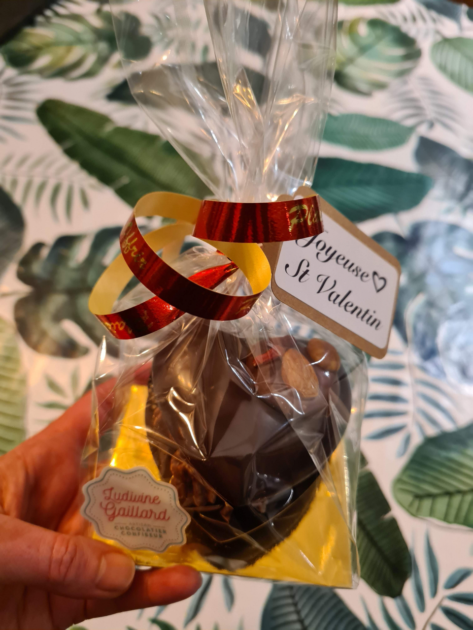 Le petit coeur garni de chocolat - 100 g - Ludivine Gaillard 