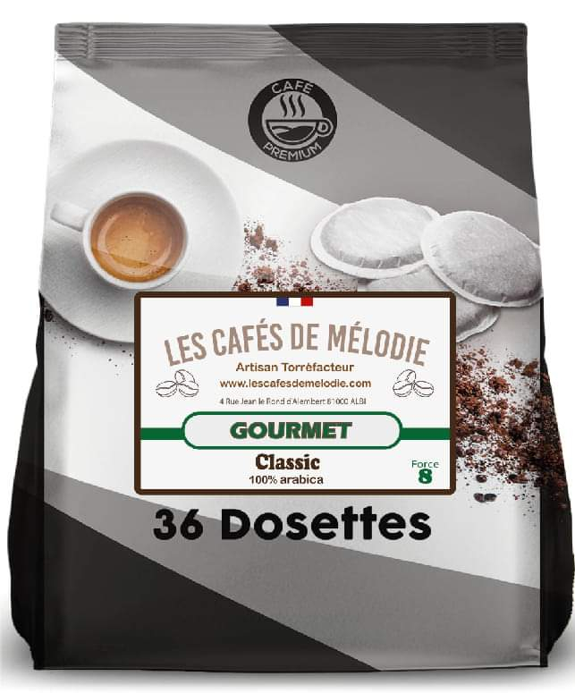 Dosettes souples compatibles senséo - 36 u - Cafés De Mélodie
