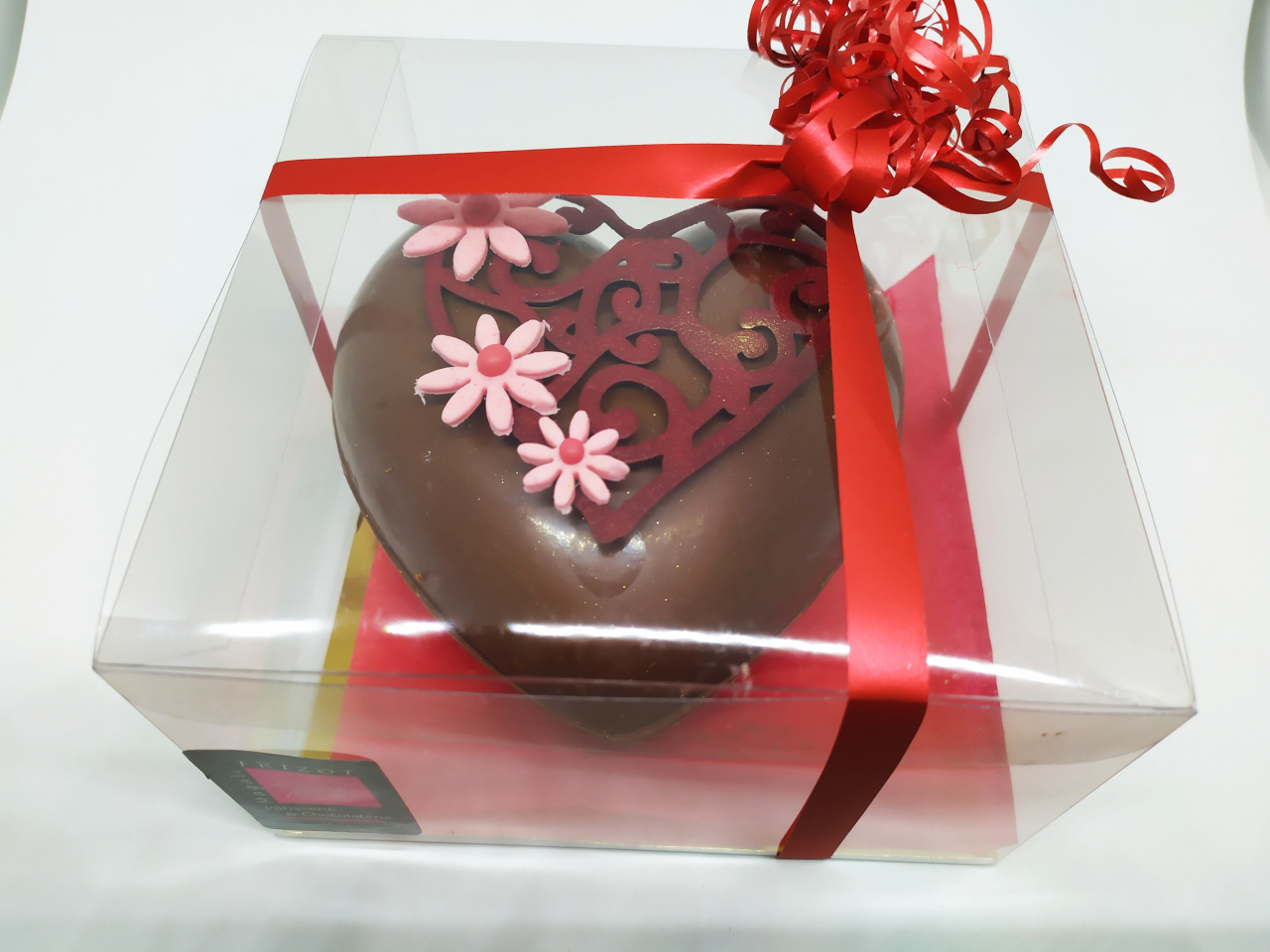 Cœur chocolat st valentin - 1 u - Maison Fouquiau Frizot 