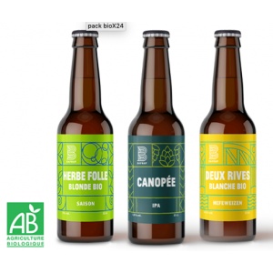 Pack de 6 bières bios bapbap