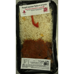 Rougail saucisse de toulouse et fumée