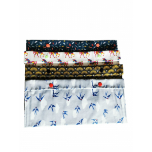 Pochette à sandwich en coton enduit