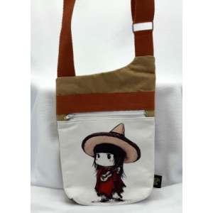 Sacoche bandoulière bop suédine