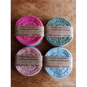 5 disques démaquillants