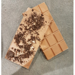 Tablette chocolat au lait/orange confit