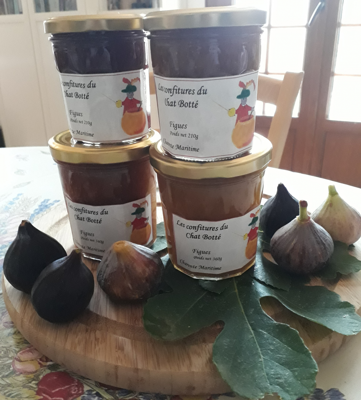 Confiture de figue 2 formats Les Confitures Du Chat Botté Locavor.fr