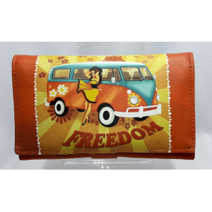 Grand portefeuille simili cuir sous licence